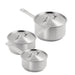 Special Offer Vogue Stainless Steel Saucepan Set (3 Pack) Vogue