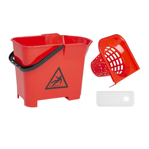 Jantex Colour Coded Mop Bucket Red Jantex