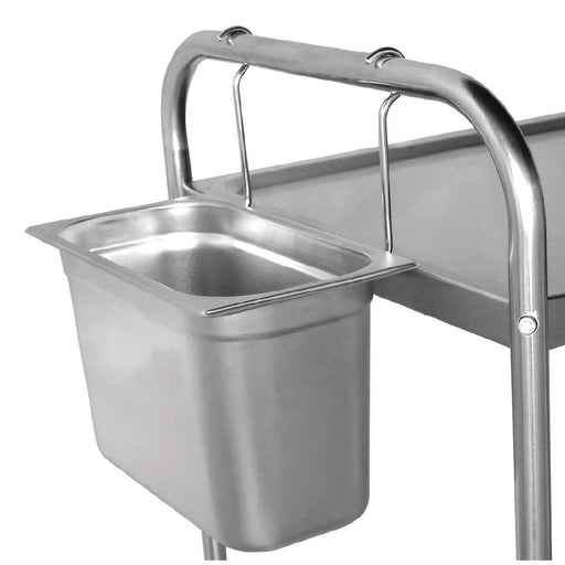 Material: Stainless steel. Size: GN 1/3. Fits clearing trolleys