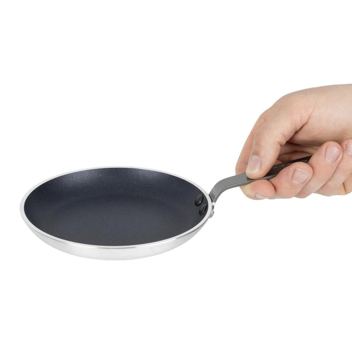 Vogue Aluminium Non-Stick Teflon Blinis Pan 15cm Vogue