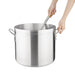 Vogue Aluminium Deep Boiling Pot 33cm Vogue