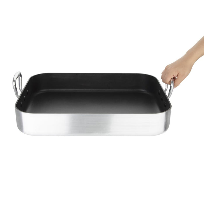 Vogue Aluminium Non Stick Roasting Pan Vogue