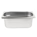 Vogue Stainless Steel Gastronorm Container Kit 1/4 (5 Pack) Vogue