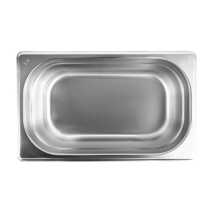 Vogue Stainless Steel Gastronorm Container Kit 1/4 (5 Pack) Vogue