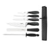 Contains: Chef Knife, Boning Knife, Utility Knife, Paring Knife, Palette Knife, Steel and Wallet