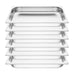 Vogue Stainless Steel 1/1 Gastronorm Trays 65mm (6 Pack) Vogue