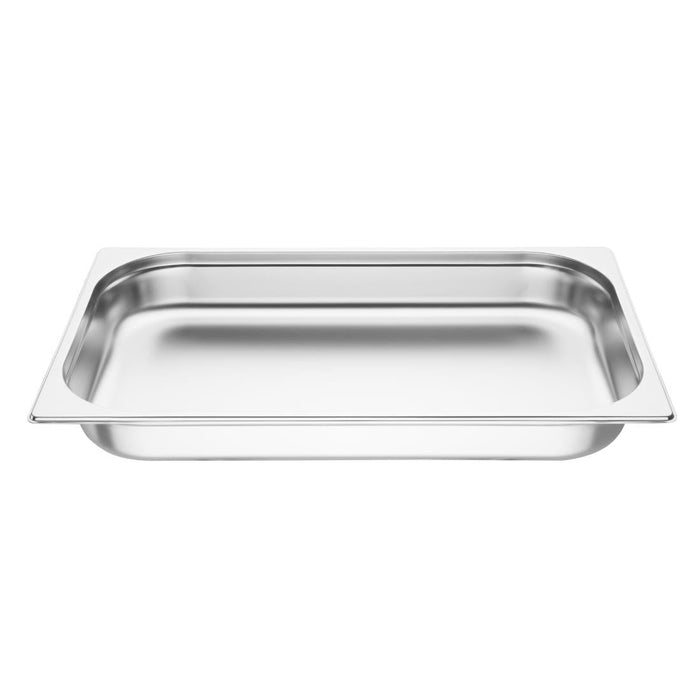 Vogue Stainless Steel 1/1 Gastronorm Trays 65mm (6 Pack) Vogue