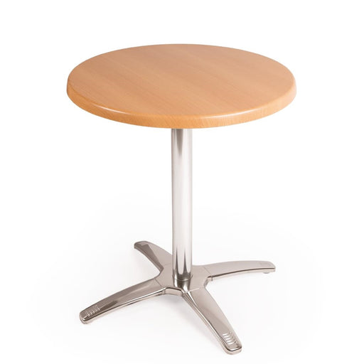 Table Base Size (mm): 680(H) x 650(W) x 650(D). Table Top Size (mm): 30(H) x 600(W) x 600(D)