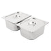 GN 1/2 with Lids. 150mm