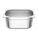 Vogue Stainless Steel Gastronorm Tray Set 2 x 1/2 with Lids Vogue