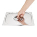 Vogue Stainless Steel Gastronorm Tray Set 2 x 1/2 with Lids Vogue