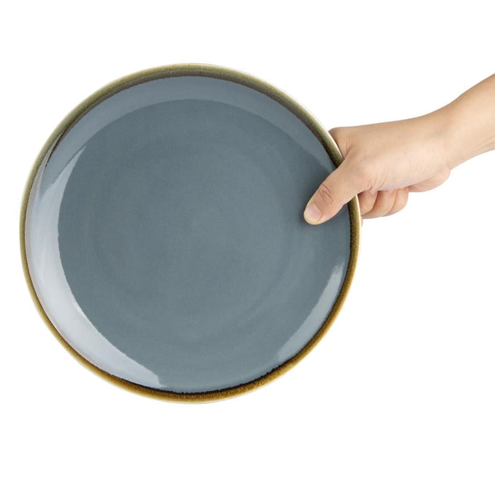 Olympia Kiln Round Coupe Plate Ocean 230mm (6 Pack) Olympia