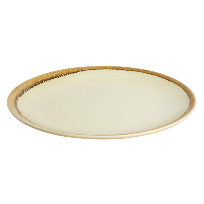 Olympia Kiln Round Coupe Plate Sandstone 230mm (6 Pack) Olympia