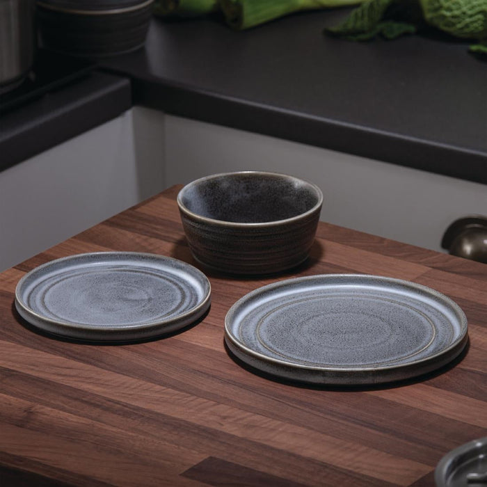 Olympia Cavolo Serve Like A Pro 18-Piece Charcoal Dusk Dinner Set Olympia