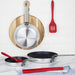 Vogue Cook Like A Pro 3-Piece Aluminium Non-Stick Frying Pan and Sauté Pan Set Vogue
