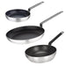 Includes 1 x Vogue Non-Stick 20(Ø)cm Frying Pan, 28(Ø)cm Frying Pan and 24(Ø)cm Sauté Pan. Material: Aluminium.