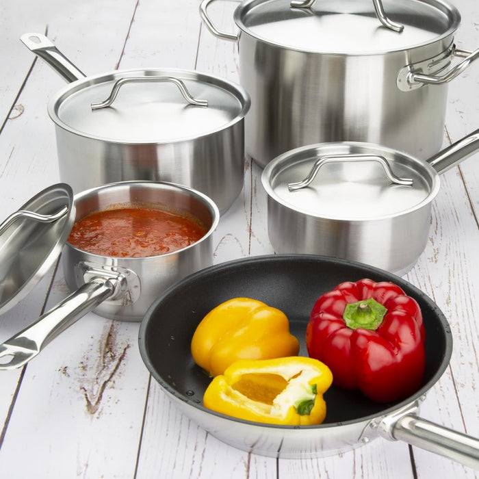Vogue Cook Like A Pro 5-Piece Stainless Steel Cookware Set Vogue