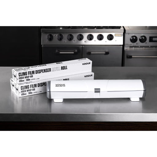 Vogue Wrap 450 Dispenser and Cling Film Refill Bundle Vogue