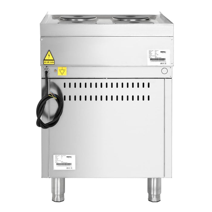 Buffalo 600 Series Freestanding 4 Plate Electric Hob 7kW Buffalo