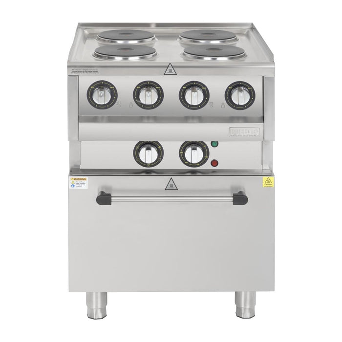 Buffalo 600 Series 4 Plate Electric Convection Oven Range Buffalo