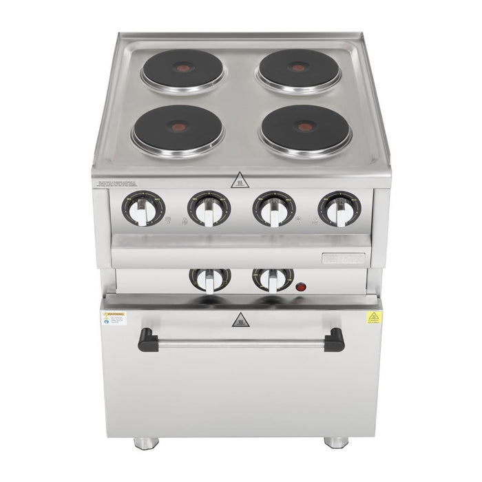 Buffalo 600 Series 4 Plate Electric Convection Oven Range Buffalo