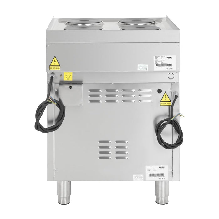 Buffalo 600 Series 4 Plate Electric Convection Oven Range Buffalo