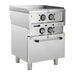 Griddle: 4.5kW 400V Three phase. Oven: 3kW 230V Single phase. Hardwired.