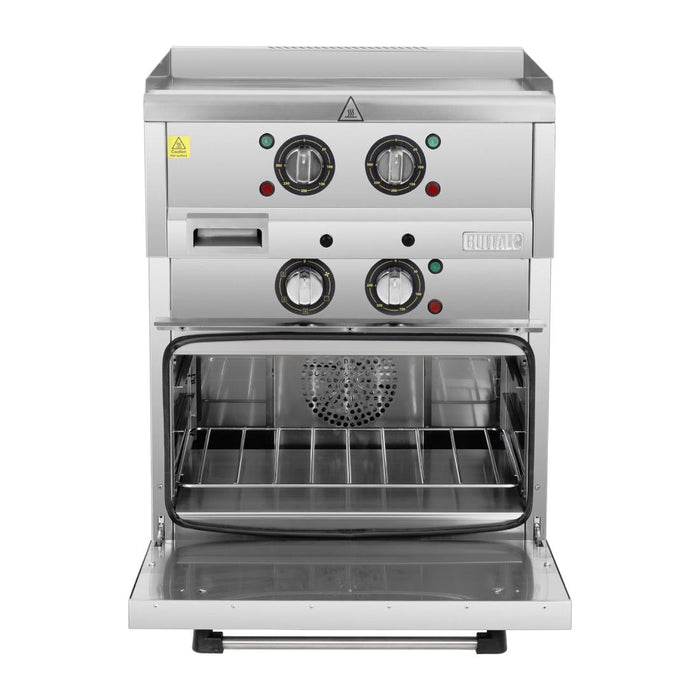 Buffalo 600 Series Freestanding Electric Griddle with Convection Oven Buffalo