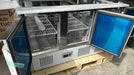 B Grade Commercial Saladette Fridge Glass Top 3 Doors  ***UNUSED*** Canmac Catering Equipment