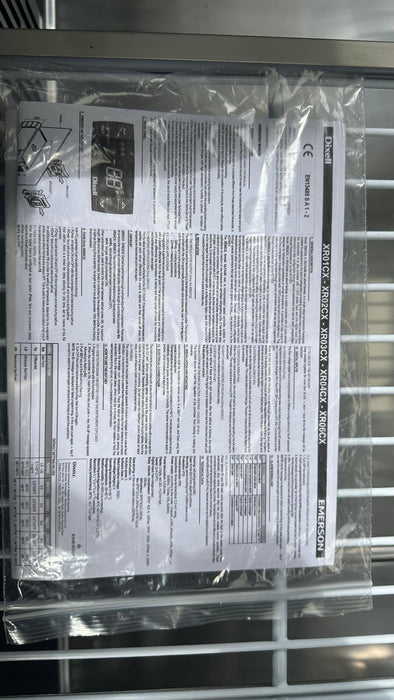 B Grade Commercial Saladette Fridge Glass Top 3 Doors  ***UNUSED*** Canmac Catering Equipment