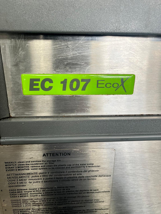 Scotsman Ice Machine EC 107 EcoX cube with drain pump-Refurbished Canmac Refurbished