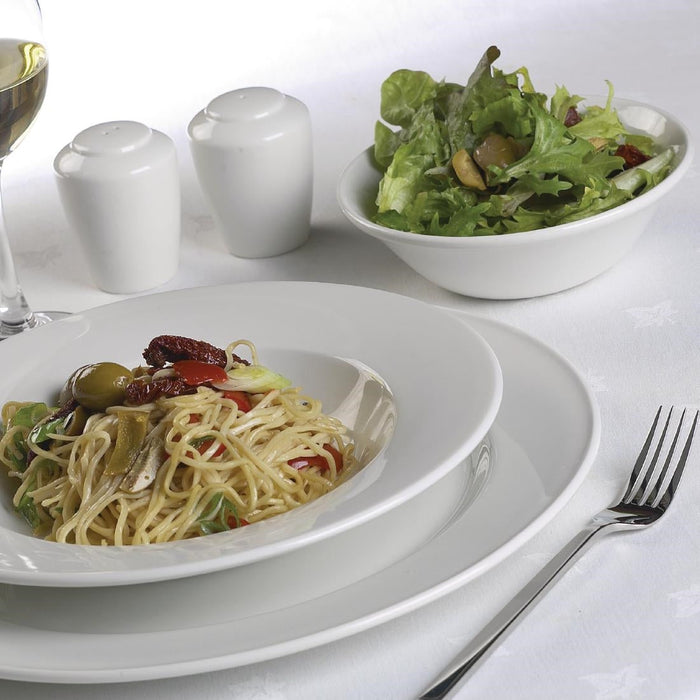 Steelite Simplicity White Pasta Dishes 270mm (12 Pack) Steelite