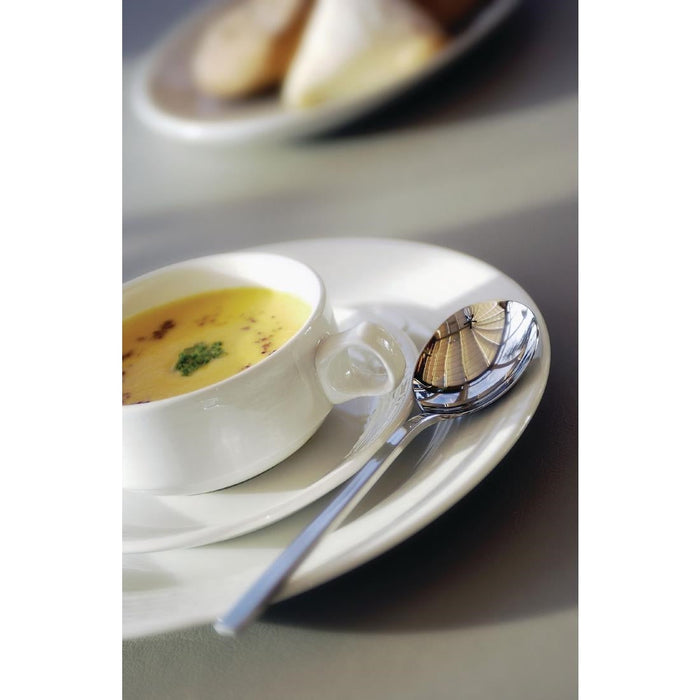 Steelite Simplicity White Handled Stacking Soup Cups 285ml (36 Pack) Steelite