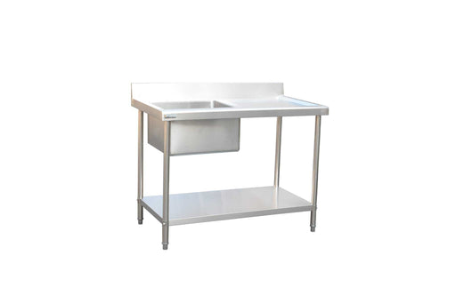 Infernus Stainless Steel Right Drainer Sink - 120cm/48" Canmac Catering Equipment