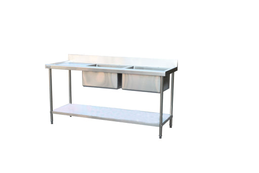 Infernus Stainless Steel Left Drainer Sink - 180cm/71" Canmac Catering Equipment