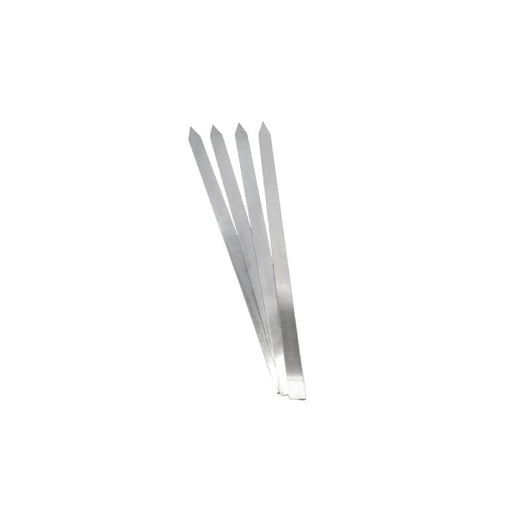Stainless steel kebab skewers 2 cm x 46 cm, pack of 30