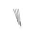 Stainless steel kebab skewers 2 cm x 46 cm, pack of 30