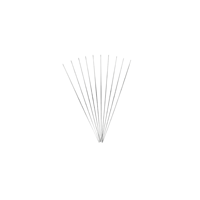 Stainless steel kebab skewers 0.5 cm x 46 cm, pack of 30