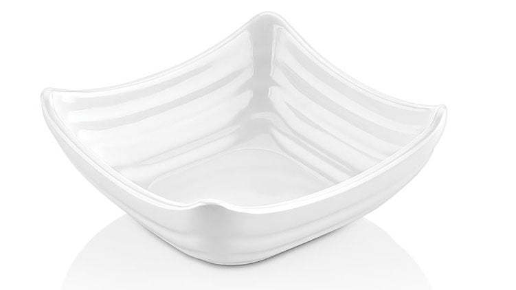 Snack Plate Plastic Dipping Bowl White Multi-Purpose Sauce Dish Dip/Dipping Bowls Canmac