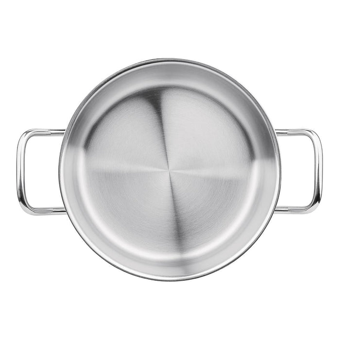 Vogue Stainless Steel Casserole Pan 24cm Vogue