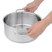 Vogue Stainless Steel Casserole Pan 24cm Vogue