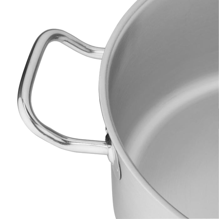 Vogue Stainless Steel Casserole Pan 28cm Vogue