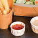 4 Aces Recyclable Paper Sauce Pots Medium 2oz (250 Pack) 4 Aces