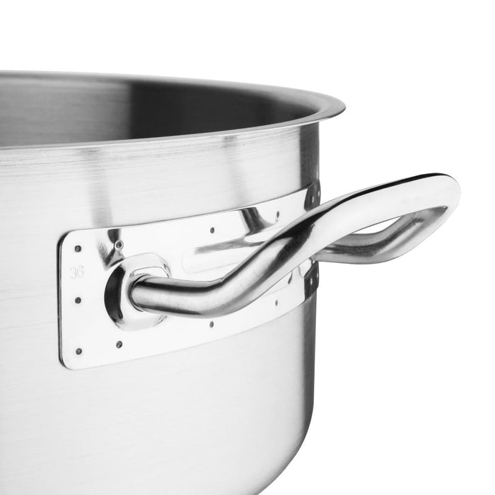 Vogue Stainless Steel Casserole Pan 36cm Vogue