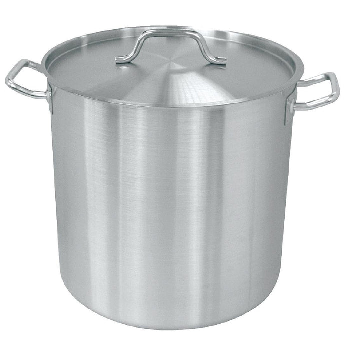 Vogue Stainless Steel Deep Stock Pot 40cm Vogue