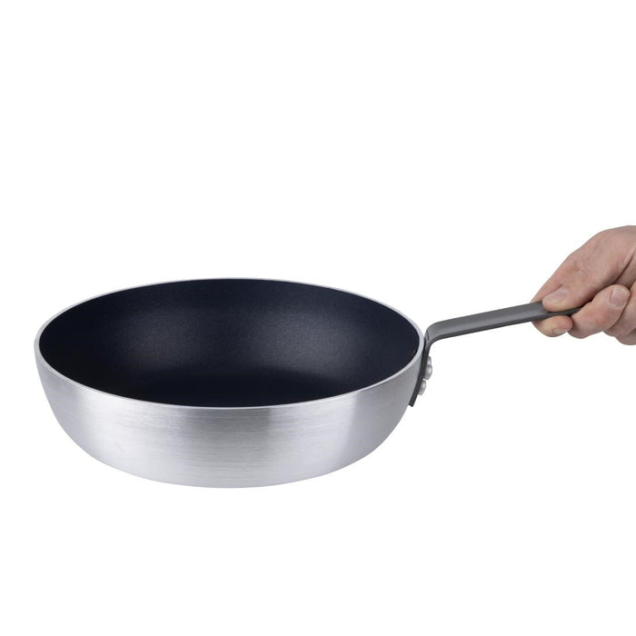 Vogue Aluminium Non-Stick Flared Induction Sauté Pan 28cm Vogue
