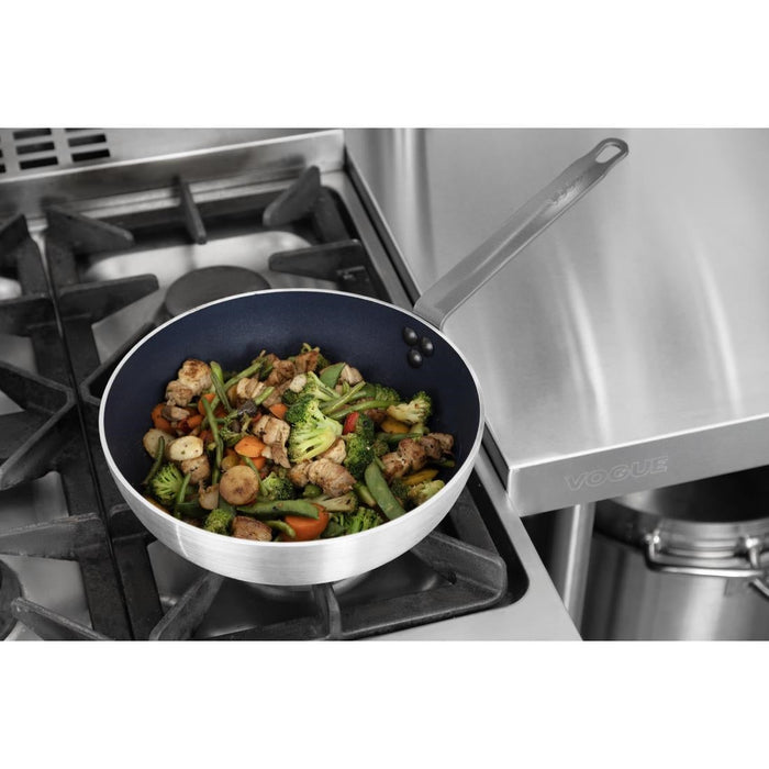 Vogue Aluminium Non-Stick Flared Induction Sauté Pan 28cm Vogue