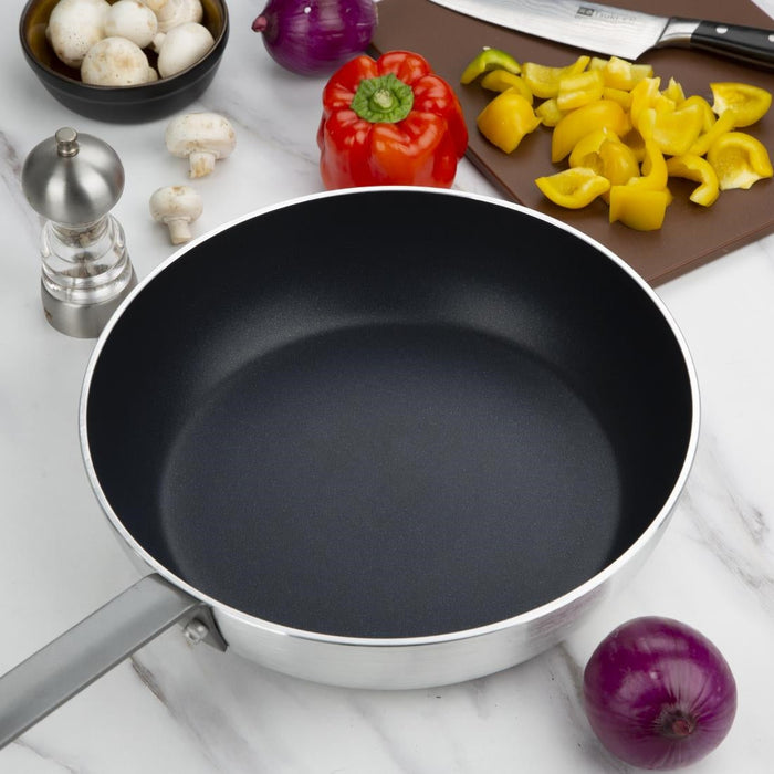 Vogue Aluminium Non-stick Teflon Platinum Plus Sauté Pan 31cm Vogue