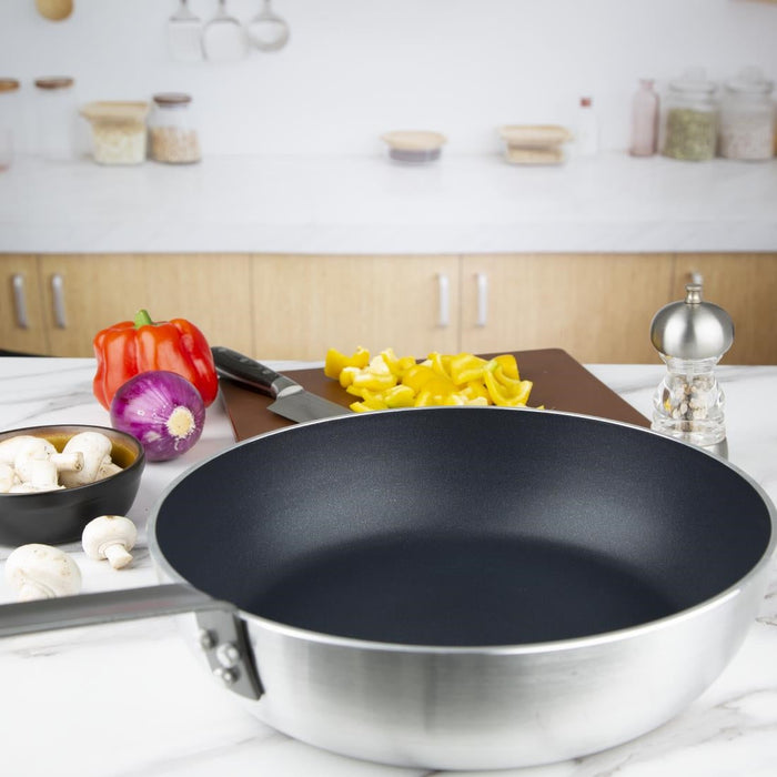 Vogue Aluminium Non-stick Teflon Platinum Plus Sauté Pan 31cm Vogue