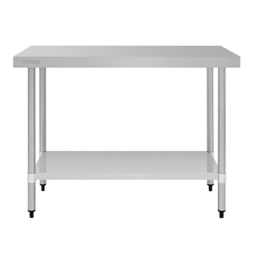 Vogue Stainless Steel Prep Table 1200mm Vogue